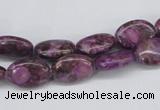 CMB35 15.5 inches 10*14mm oval dyed natural medical stone beads