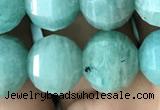 CME241 15.5 inches 10*11mm - 10*12mm pumpkin amazonite beads