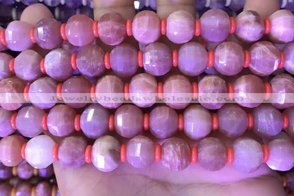 CME326 15.5 inches 9*11mm - 10*12mm pumpkin moonstone beads