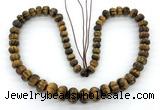 CME335 15 inches 6*8mm – 10*14mm pumpkin yellow tiger eye beads