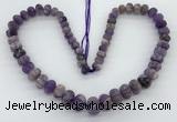 CME336 15 inches 6*8mm – 10*14mm pumpkin amethyst beads