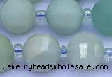 CME360 15 inches 10mm pumpkin amazonite beads