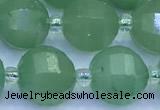 CME367 15 inches 10mm pumpkin green aventurine beads