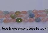 CMG233 15.5 inches 12*16mm flat teardrop morganite beads wholesale