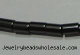 CMH102 15.5 inches 4*6mm tube magnetic hematite beads Wholesale