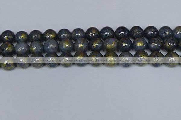 CMJ1004 15.5 inches 12mm round Mashan jade beads wholesale
