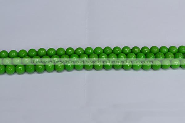 CMJ115 15.5 inches 8mm round Mashan jade beads wholesale