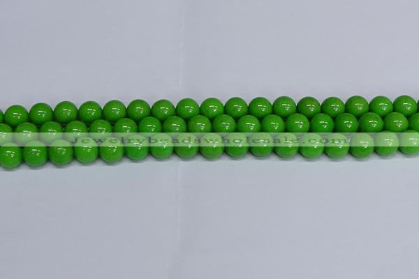 CMJ116 15.5 inches 10mm round Mashan jade beads wholesale