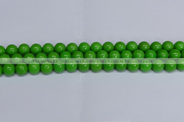 CMJ117 15.5 inches 12mm round Mashan jade beads wholesale