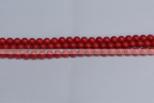 CMJ122 15.5 inches 8mm round Mashan jade beads wholesale