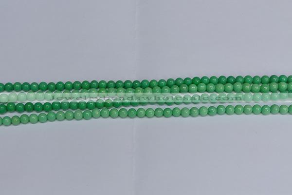 CMJ127 15.5 inches 4mm round Mashan jade beads wholesale