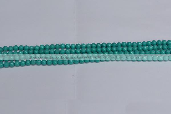 CMJ190 15.5 inches 4mm round Mashan jade beads wholesale