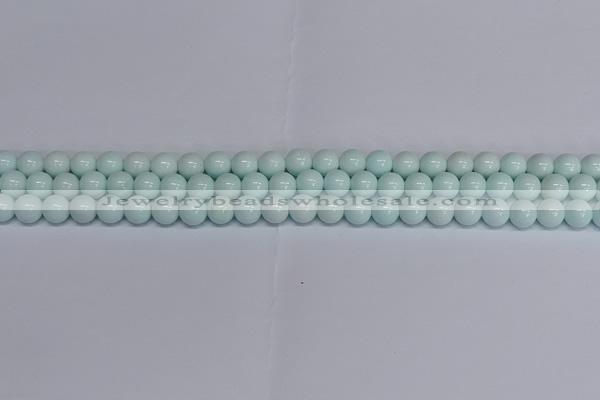 CMJ213 15.5 inches 8mm round Mashan jade beads wholesale