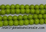 CMJ218 15.5 inches 4mm round Mashan jade beads wholesale
