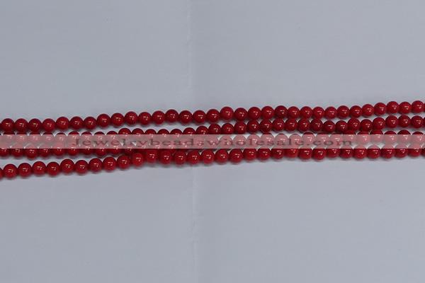CMJ22 15.5 inches 4mm round Mashan jade beads wholesale