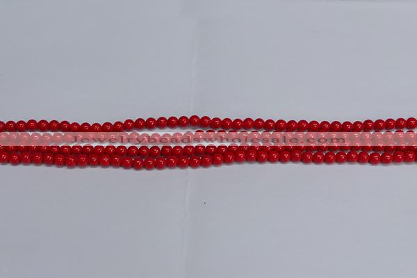 CMJ225 15.5 inches 4mm round Mashan jade beads wholesale
