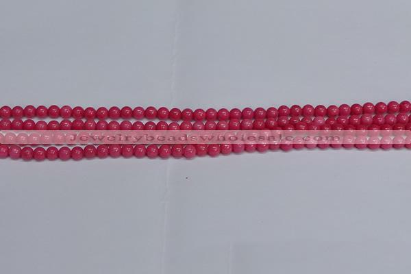 CMJ232 15.5 inches 4mm round Mashan jade beads wholesale