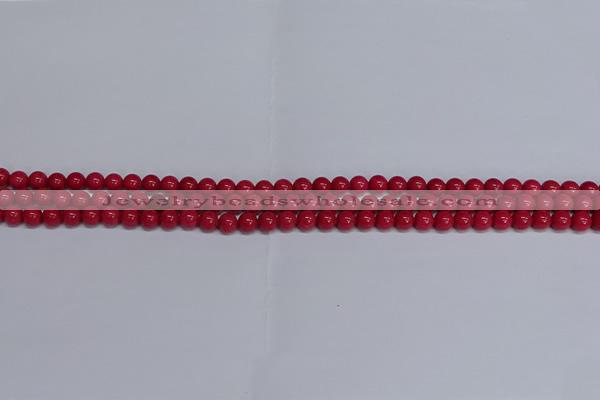CMJ239 15.5 inches 4mm round Mashan jade beads wholesale