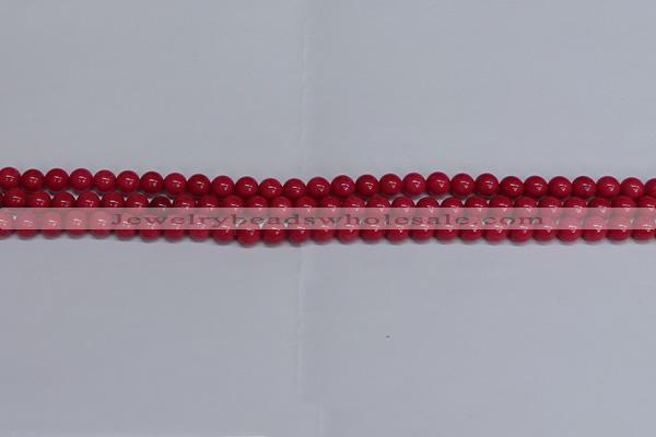 CMJ240 15.5 inches 6mm round Mashan jade beads wholesale
