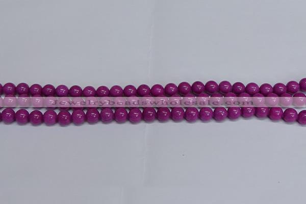 CMJ255 15.5 inches 8mm round Mashan jade beads wholesale
