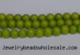 CMJ267 15.5 inches 4mm round Mashan jade beads wholesale