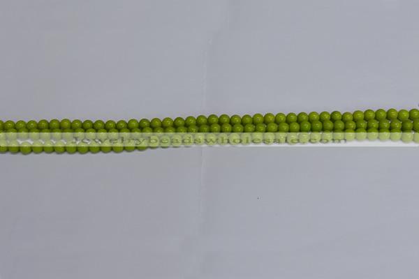 CMJ267 15.5 inches 4mm round Mashan jade beads wholesale