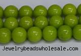 CMJ269 15.5 inches 8mm round Mashan jade beads wholesale
