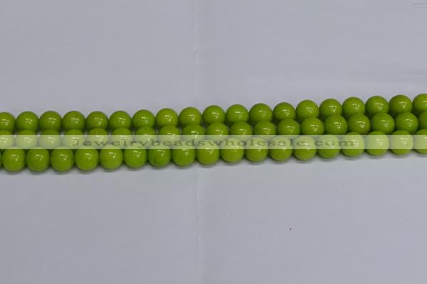 CMJ270 15.5 inches 10mm round Mashan jade beads wholesale