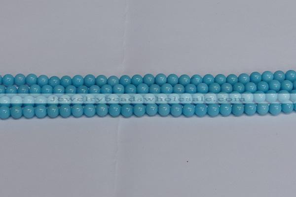 CMJ275 15.5 inches 6mm round Mashan jade beads wholesale