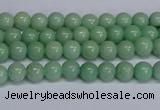 CMJ281 15.5 inches 4mm round Mashan jade beads wholesale