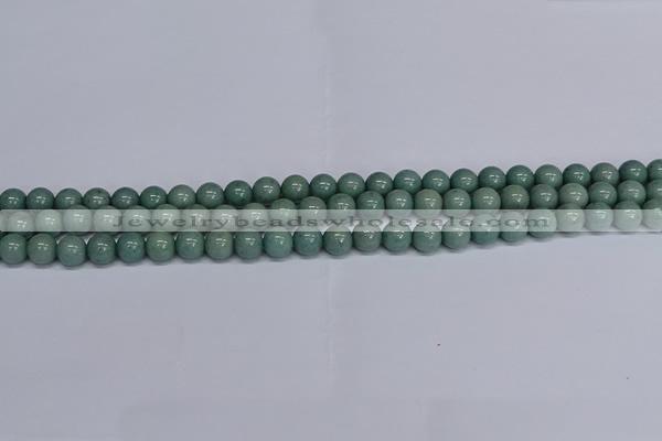 CMJ283 15.5 inches 8mm round Mashan jade beads wholesale