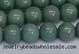 CMJ285 15.5 inches 12mm round Mashan jade beads wholesale
