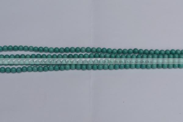 CMJ288 15.5 inches 4mm round Mashan jade beads wholesale