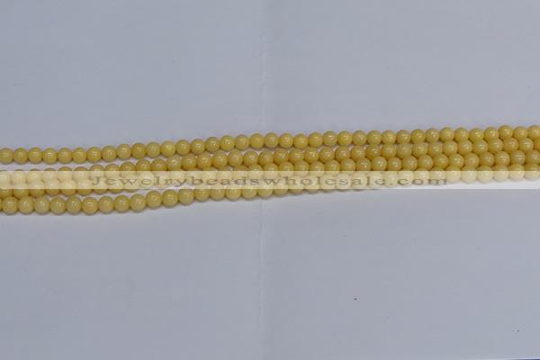 CMJ302 15.5 inches 4mm round Mashan jade beads wholesale