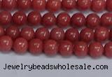 CMJ317 15.5 inches 6mm round Mashan jade beads wholesale
