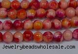 CMJ400 15.5 inches 4mm round rainbow jade beads wholesale