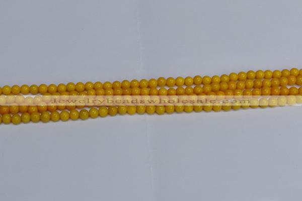 CMJ43 15.5 inches 4mm round Mashan jade beads wholesale