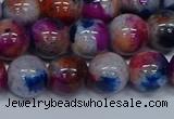 CMJ432 15.5 inches 12mm round rainbow jade beads wholesale