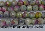CMJ436 15.5 inches 6mm round rainbow jade beads wholesale