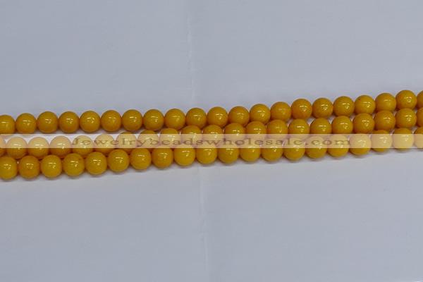 CMJ45 15.5 inches 8mm round Mashan jade beads wholesale