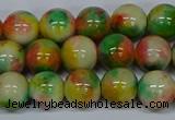 CMJ459 15.5 inches 10mm round rainbow jade beads wholesale