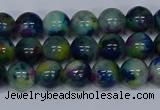 CMJ465 15.5 inches 8mm round rainbow jade beads wholesale