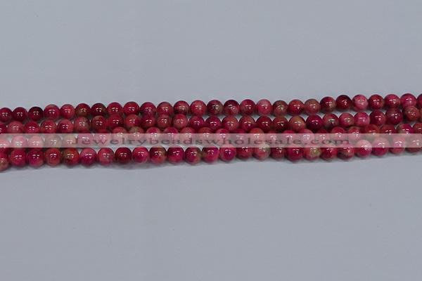 CMJ478 15.5 inches 6mm round rainbow jade beads wholesale