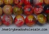 CMJ487 15.5 inches 10mm round rainbow jade beads wholesale