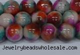 CMJ494 15.5 inches 10mm round rainbow jade beads wholesale