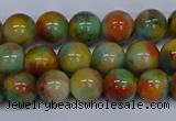CMJ501 15.5 inches 10mm round rainbow jade beads wholesale