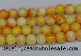 CMJ505 15.5 inches 4mm round rainbow jade beads wholesale