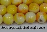CMJ509 15.5 inches 12mm round rainbow jade beads wholesale