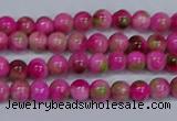 CMJ547 15.5 inches 4mm round rainbow jade beads wholesale