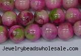 CMJ550 15.5 inches 10mm round rainbow jade beads wholesale